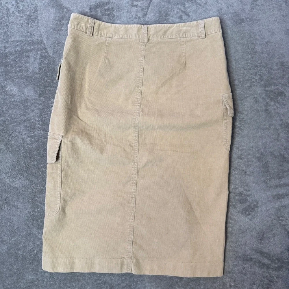 Theory Corduroy Cargo Utility Skirt Minimalist Size 4 Gorpcore Academia Preppy - Picture 2 of 11